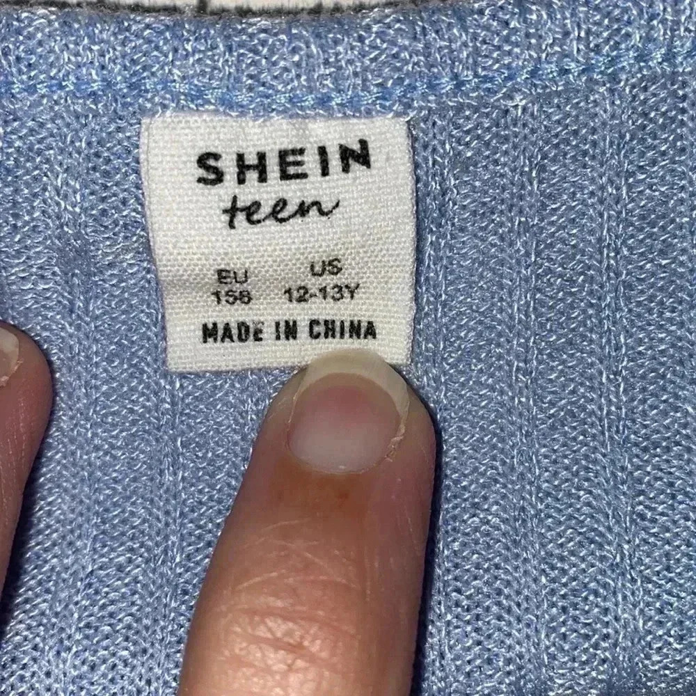 Asymmetrical, Ribbed, Teen Top - Picture 3 of 5